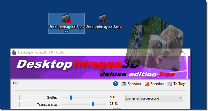 DesktopImages3D animated wallpaper preview